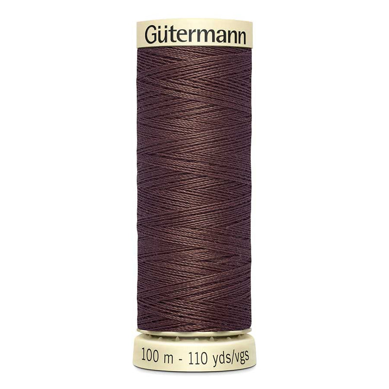 Dark Slate Gray Gutermann Sew-All Polyester Sewing Thread 100mt - 446 - Light Coffee Brown Sewing Threads