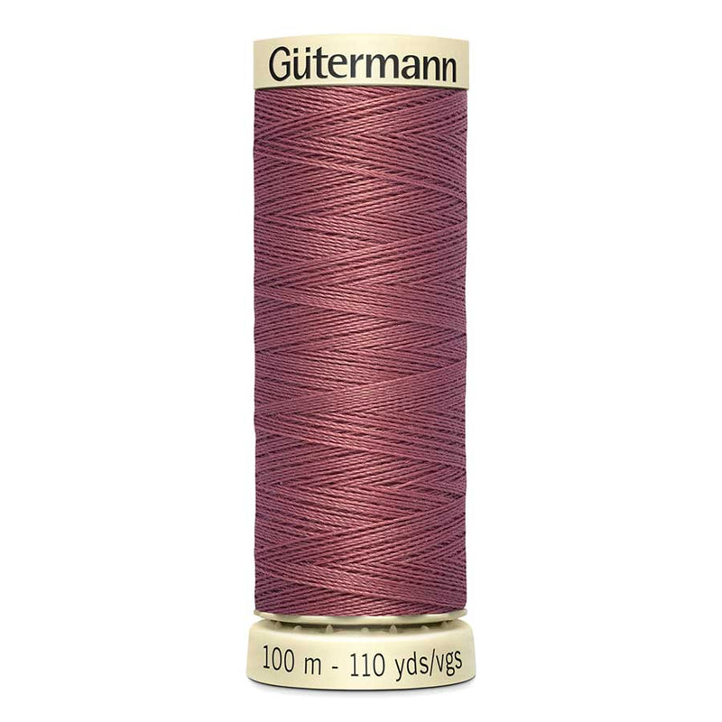 Dim Gray Gutermann Sew-All Polyester Sewing Thread 100mt - 474 - Dusky Rose Sewing Threads