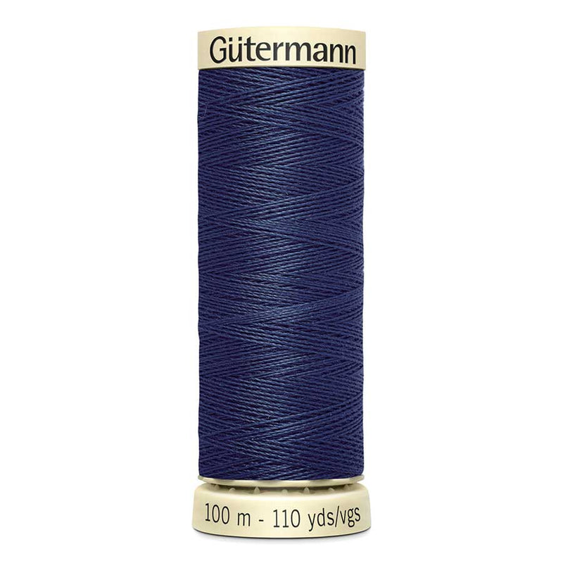 Dark Slate Gray Gutermann Sew-All Polyester Sewing Thread 100mt - 537 - Dark Blue Grey Sewing Threads
