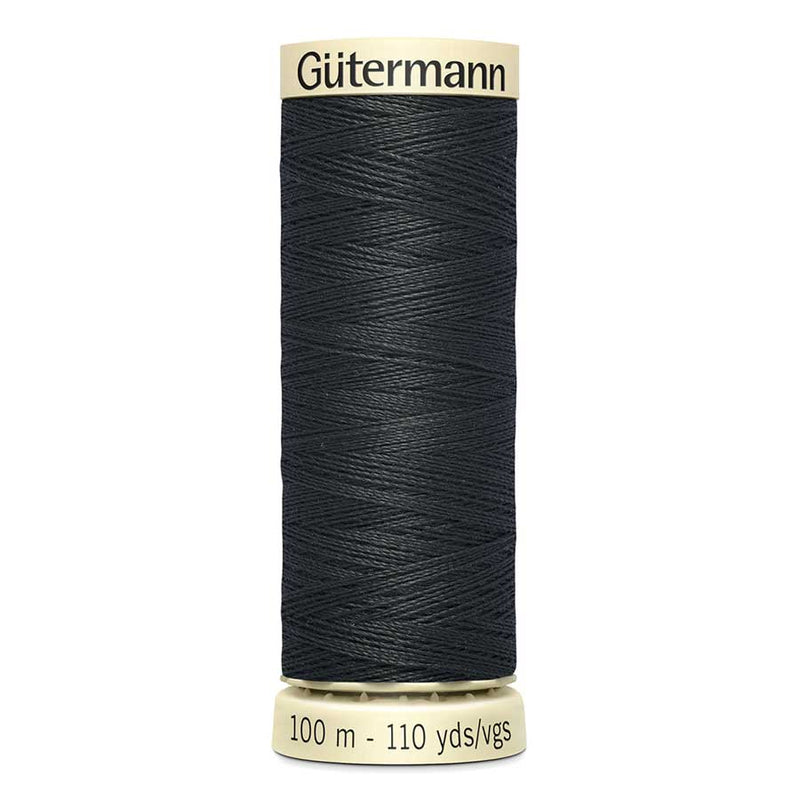 Dark Slate Gray Gutermann Sew-All Polyester Sewing Thread 100mt - 542 - Very Dark Grey Sewing Threads
