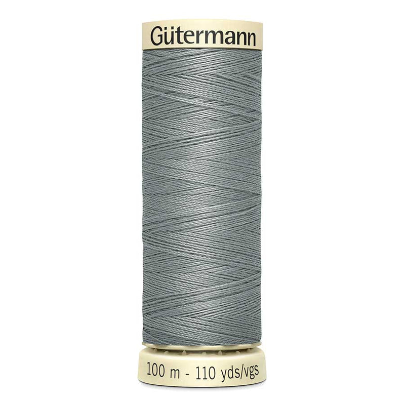 Light Slate Gray Gutermann Sew-All Polyester Sewing Thread 100mt - 545 - Dark Grey Sewing Threads