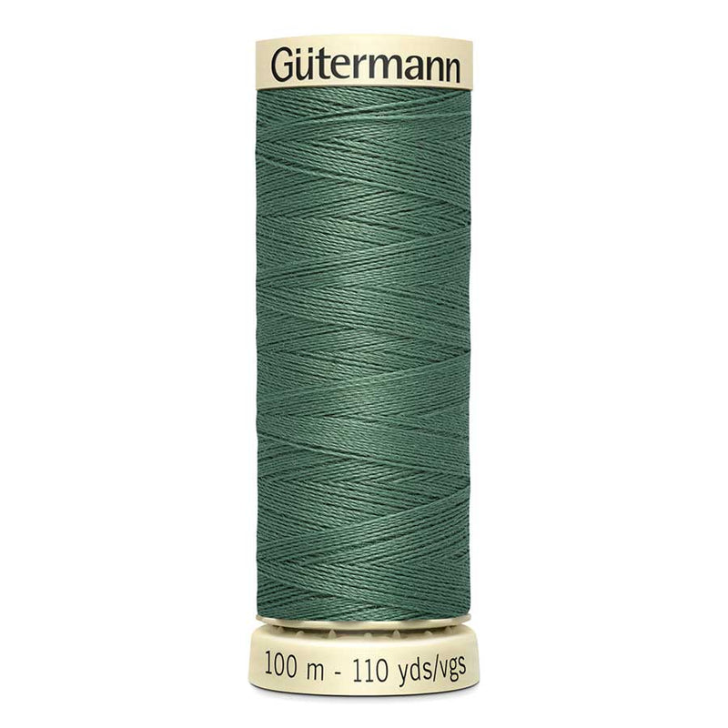 Dim Gray Gutermann Sew-All Polyester Sewing Thread 100mt - 553 - Grey Green Sewing Threads