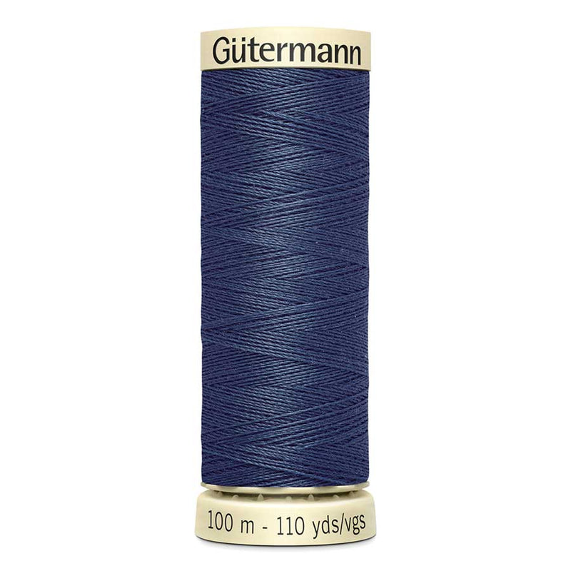 Dark Slate Gray Gutermann Sew-All Polyester Sewing Thread 100mt - 593 - Dark Steel Blue Sewing Threads