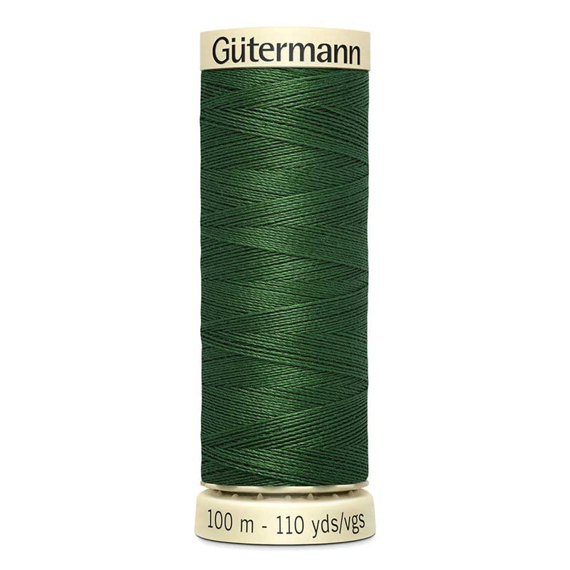Dark Slate Gray Gutermann Sew-All Polyester Sewing Thread 100mt - 639 - Dark Hunter Green Sewing Threads