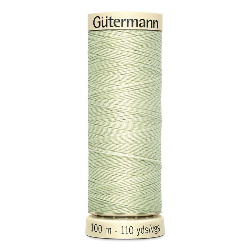 Light Gray Gutermann Sew-All Polyester Sewing Thread 100mt - 818 - Light Fern Green Sewing Threads