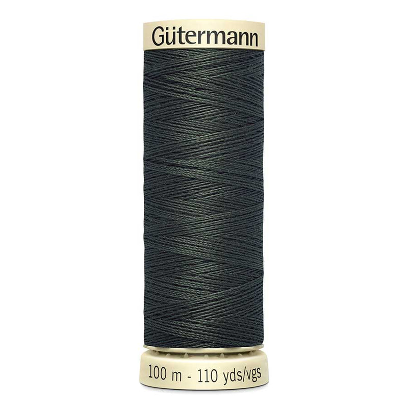 Dark Slate Gray Gutermann Sew-All Polyester Sewing Thread 100mt - 861 - Ultra Dark Olive Green Sewing Threads