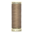 Dim Gray Gutermann Sew-All Polyester Sewing Thread 100mt - 868 - Biscuit Brown Sewing Threads