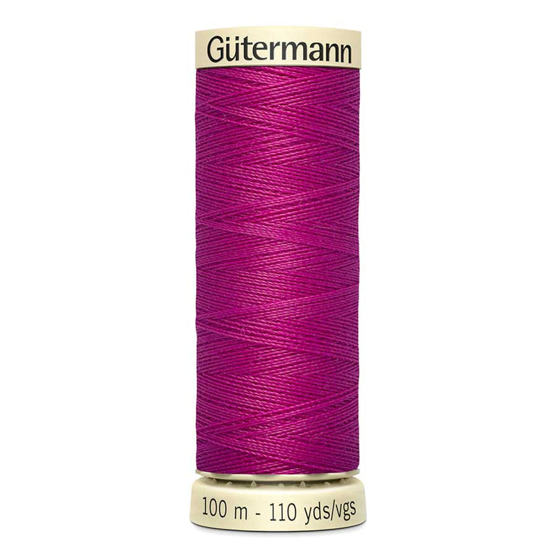 Maroon Gutermann Sew-All Polyester Sewing Thread 100mt - 877 - Dark Rose Sewing Threads