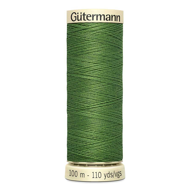 Dark Olive Green Gutermann Sew-All Polyester Sewing Thread 100mt - 919 - Medium Forest Green Sewing Threads
