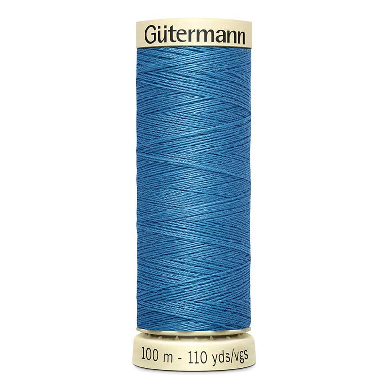 Steel Blue Gutermann Sew-All Polyester Sewing Thread 100mt - 965 - Mystic Blue Sewing Threads