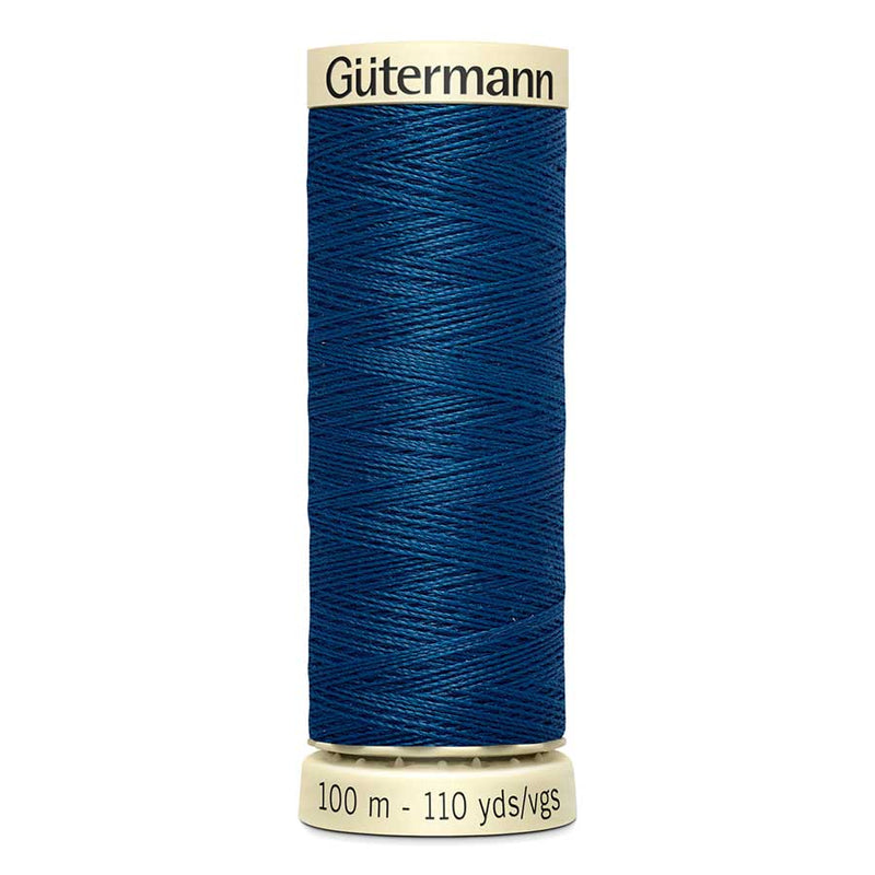 Midnight Blue Gutermann Sew-All Polyester Sewing Thread 100mt - 967 - Deep Sea Blue Sewing Threads