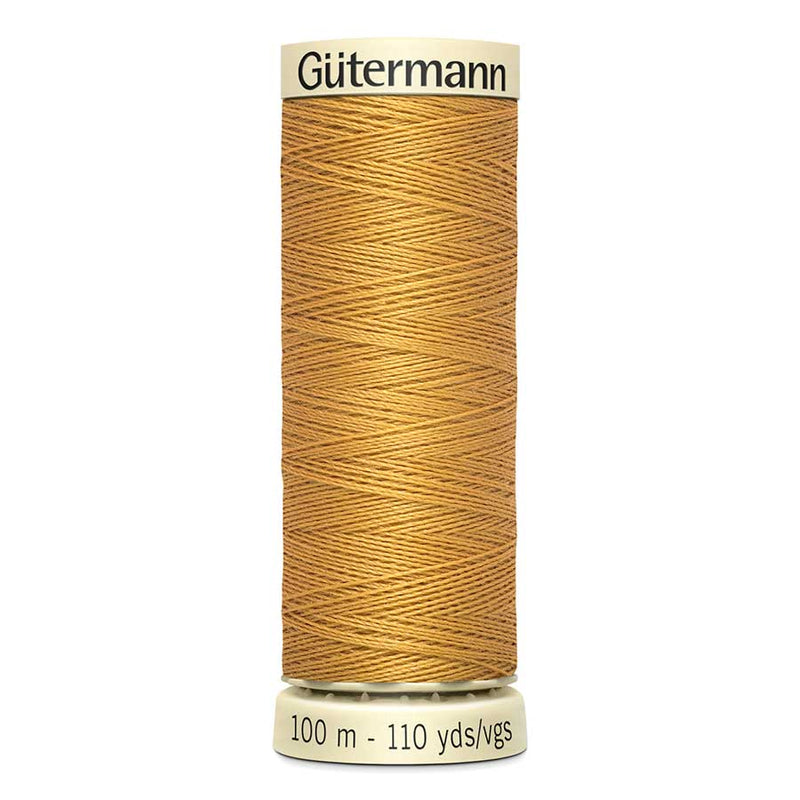 Goldenrod Gutermann Sew-All Polyester Sewing Thread 100mt - 968 - Golden Yellow Sewing Threads