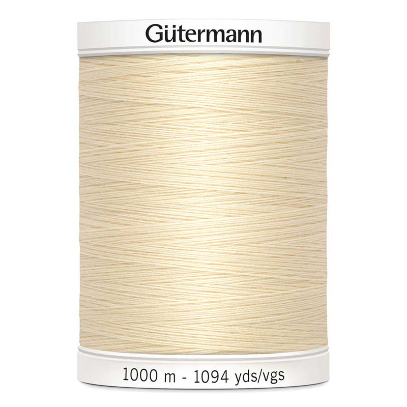 Wheat Gutermann Sew-All Polyester Sewing Thread 1000mt - 414 - Blonde Cream Sewing Threads