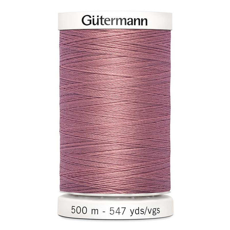 Rosy Brown Gutermann Sew-All Polyester Sewing Thread 500mt - 473 - Dusty Pink Sewing Threads