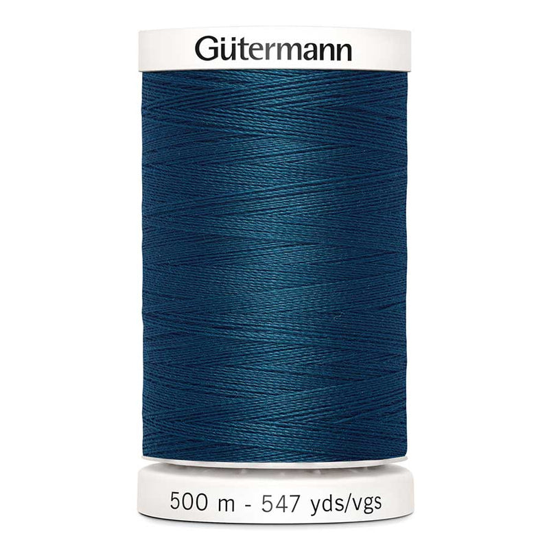 Dark Slate Gray Gutermann Sew-All Polyester Sewing Thread 500mt - 870 - Very Dark Teal Sewing Threads