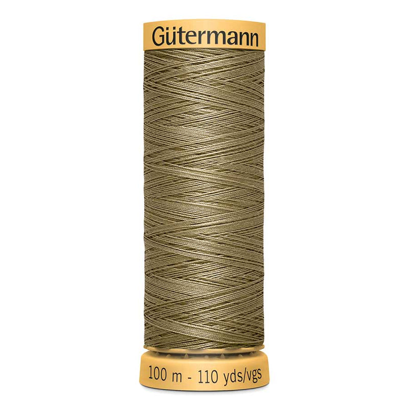 Dim Gray Gutermann 100% Natural Cotton Sewing Thread 100mt - 1015 - Light Donkey Sewing Threads