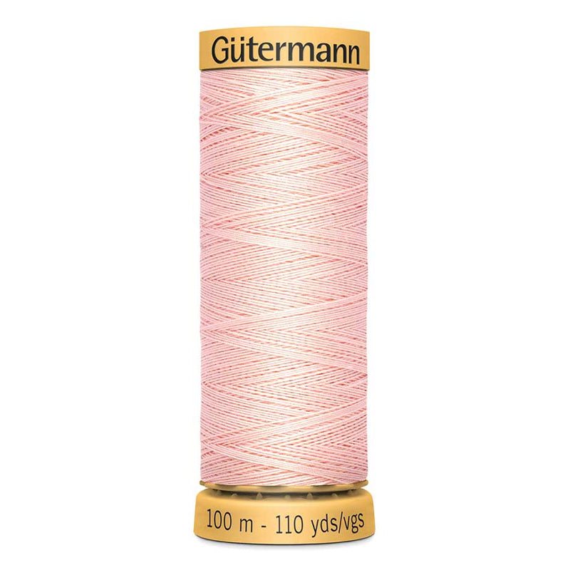 Peach Puff Gutermann 100% Natural Cotton Sewing Thread 100mt - 2228 - Sewing Threads