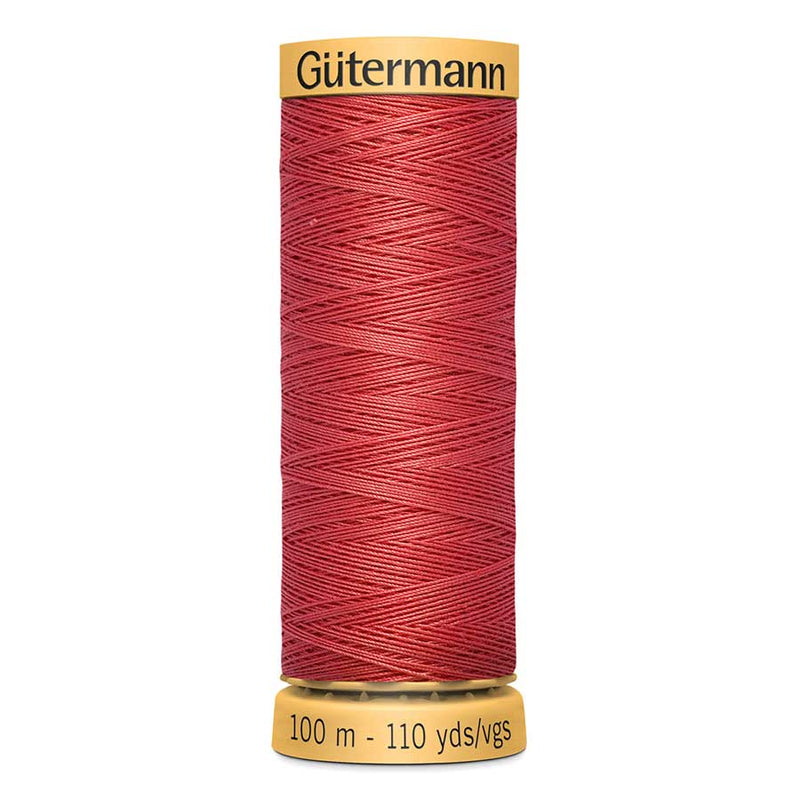 Maroon Gutermann 100% Natural Cotton Sewing Thread 100mt - 2255 - Sewing Threads