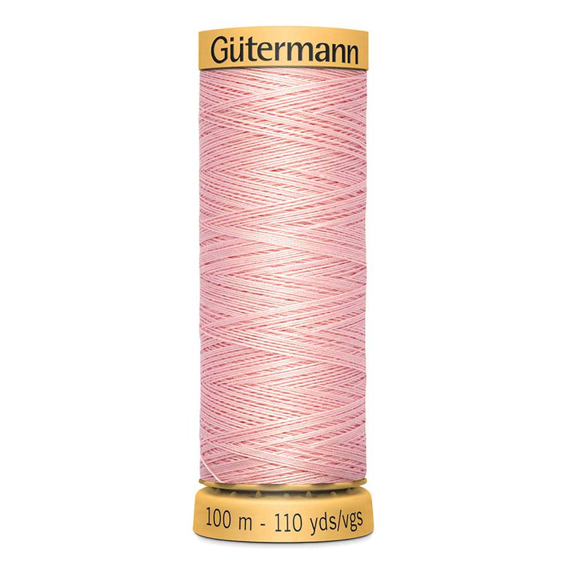 Light Pink Gutermann 100% Natural Cotton Sewing Thread 100mt - 2538 - Pink Sewing Threads
