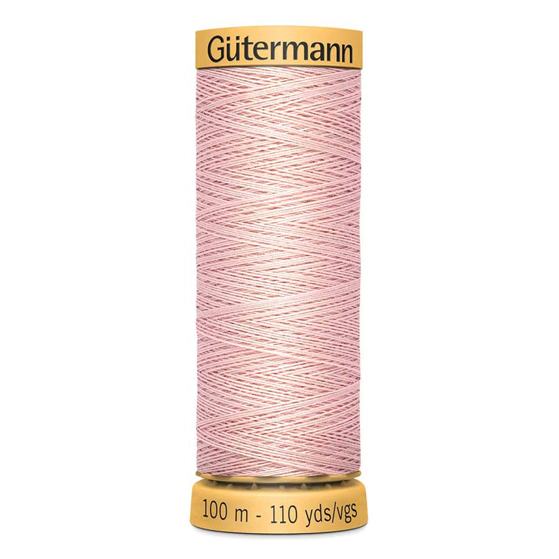 Pink Gutermann 100% Natural Cotton Sewing Thread 100mt - 2628 - Sewing Threads