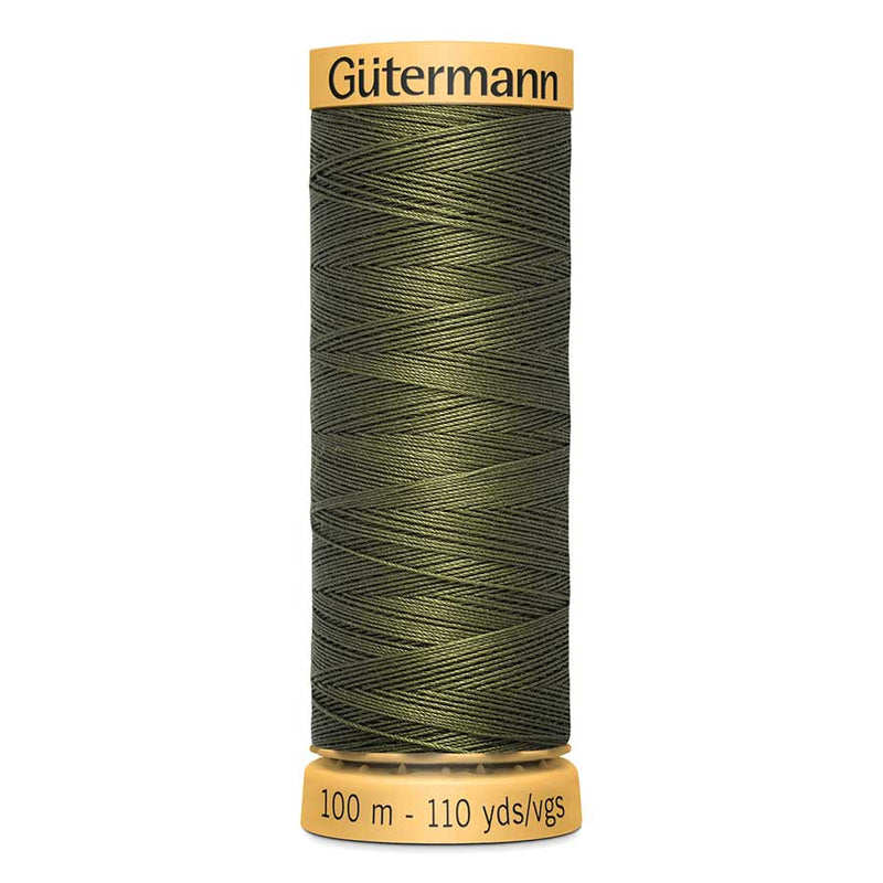 Dark Slate Gray Gutermann 100% Natural Cotton Sewing Thread 100mt - 0424 Sewing Threads