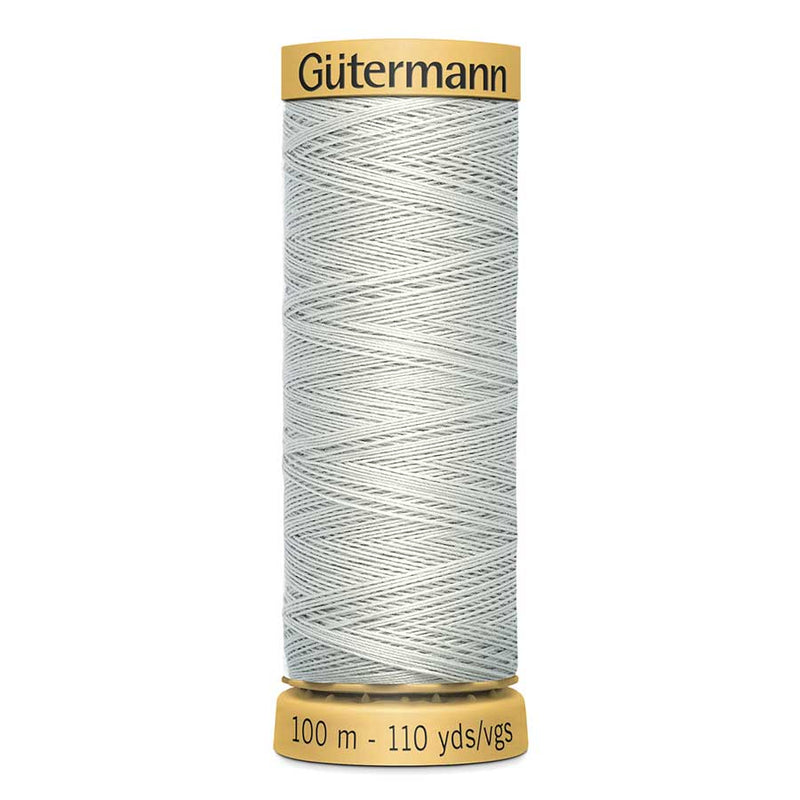 Light Gray Gutermann 100% Natural Cotton Sewing Thread 100mt - 4507 - Sewing Threads