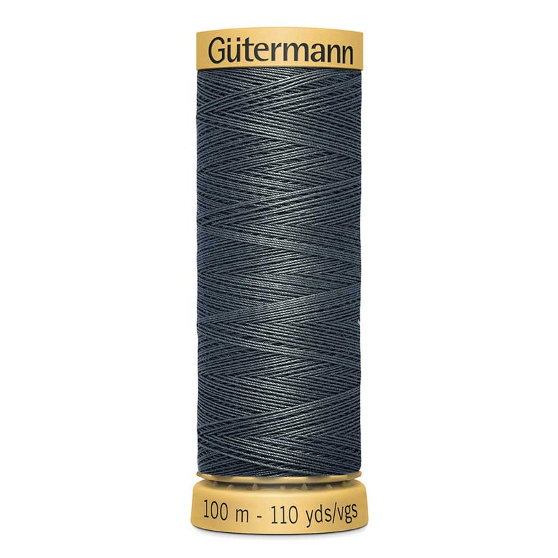 Dark Slate Gray Gutermann 100% Natural Cotton Sewing Thread 100mt - 5104 - Sewing Threads