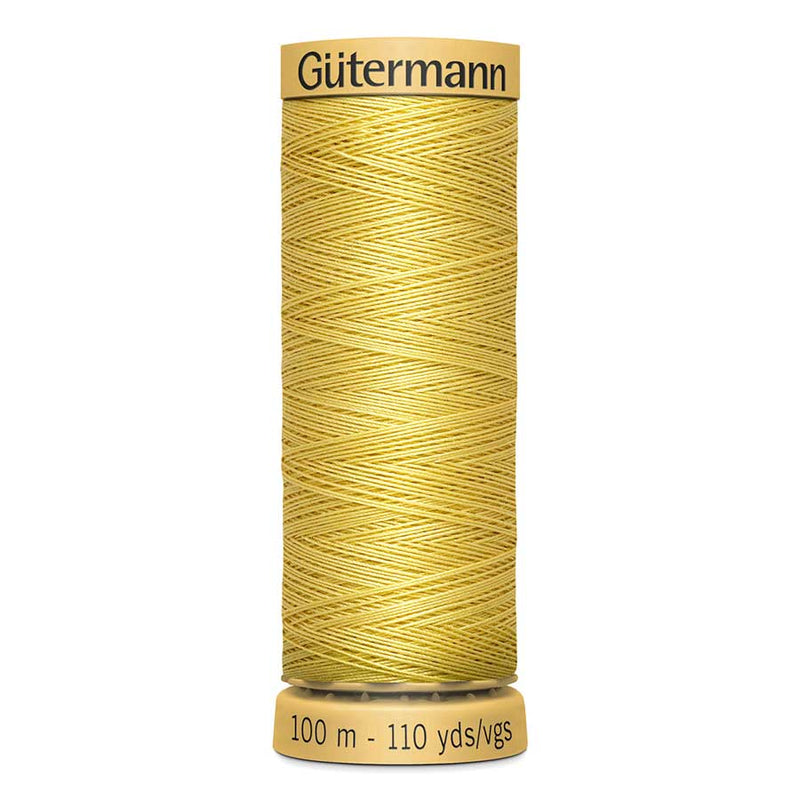 Dark Khaki Gutermann 100% Natural Cotton Sewing Thread 100mt - 0548 - Sewing Threads