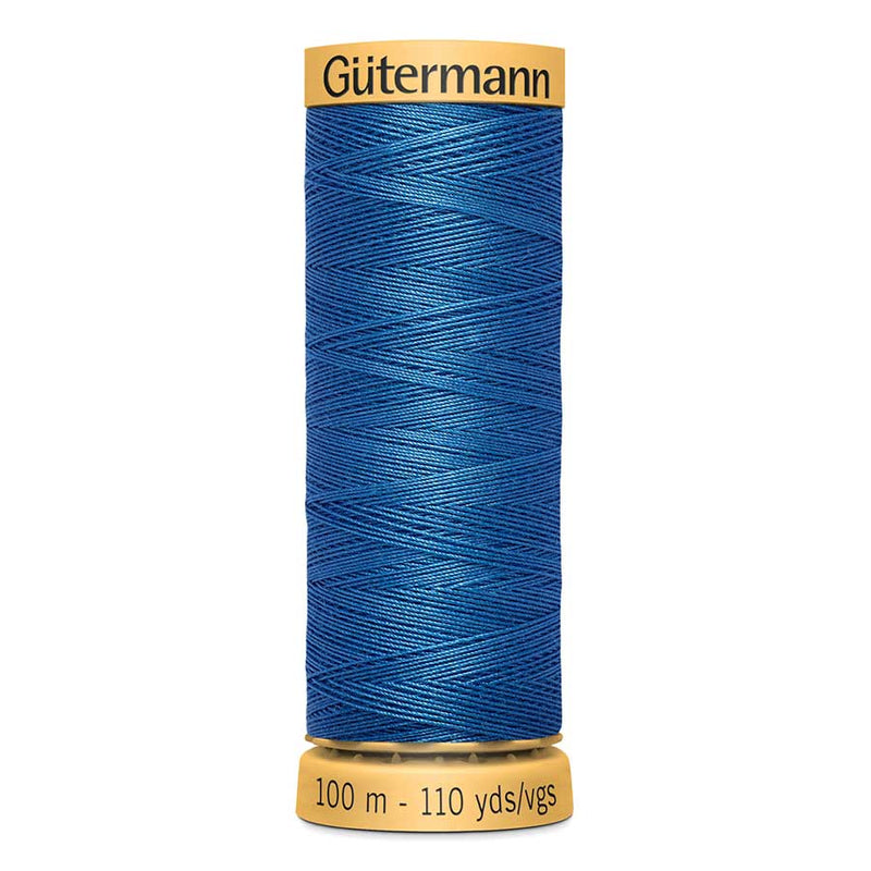 Dark Slate Blue Gutermann 100% Natural Cotton Sewing Thread 100mt - 5534 - Sewing Threads