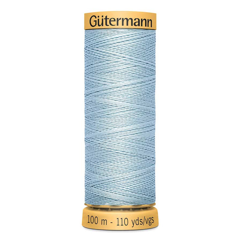 Light Gray Gutermann 100% Natural Cotton Sewing Thread 100mt - 6617 - Sewing Threads