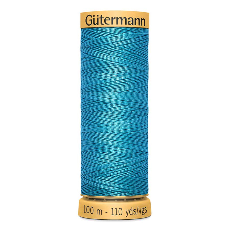 Steel Blue Gutermann 100% Natural Cotton Sewing Thread 100mt - 6745 - Aqua Marine Sewing Threads