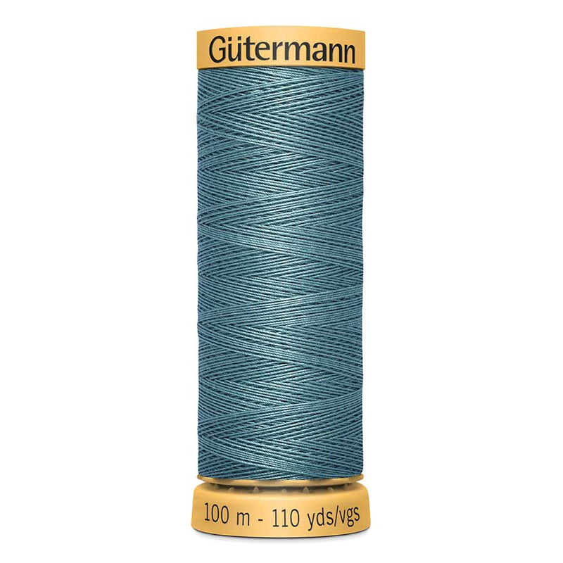 Dim Gray Gutermann 100% Natural Cotton Sewing Thread 100mt - 7325 - Sewing Threads