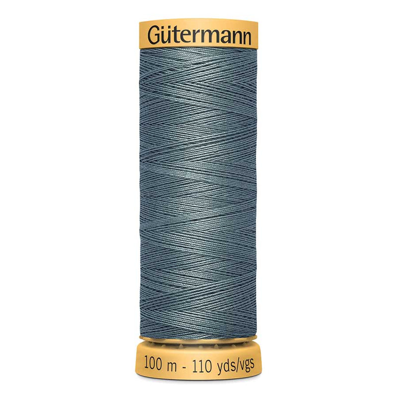 Dim Gray Gutermann 100% Natural Cotton Sewing Thread 100mt - 7414 - Sewing Threads