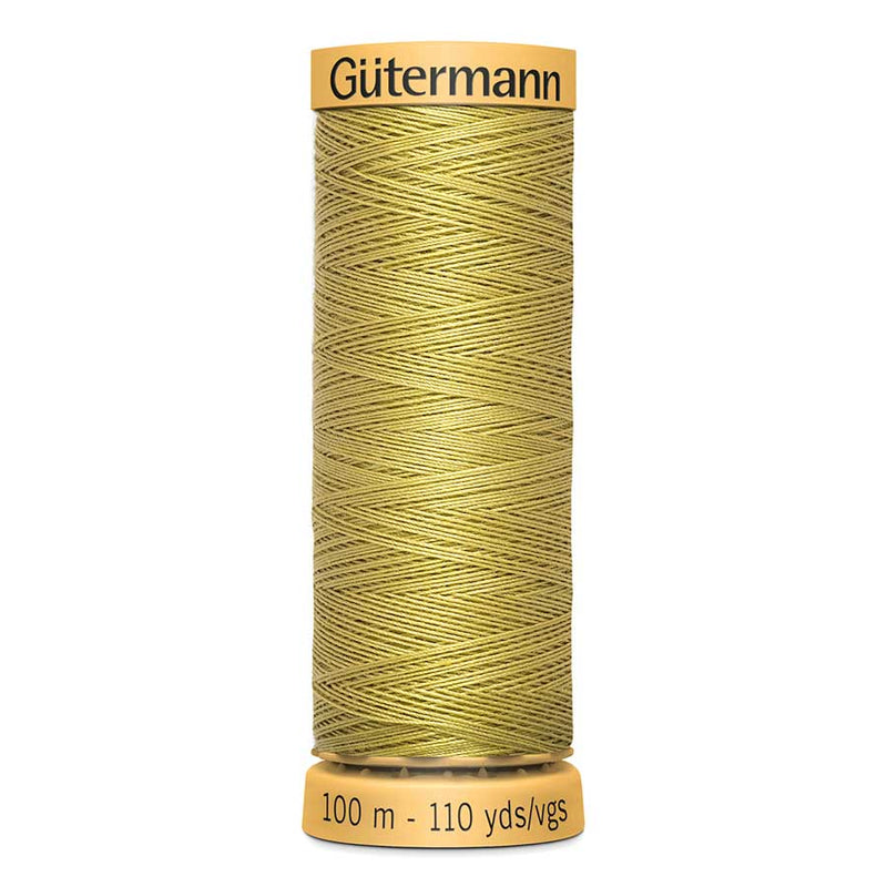 Dark Khaki Gutermann 100% Natural Cotton Sewing Thread 100mt - 0746 - Sewing Threads