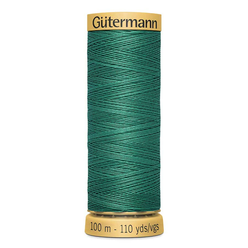 Dark Slate Gray Gutermann 100% Natural Cotton Sewing Thread 100mt - 8244 - Garden Green Sewing Threads