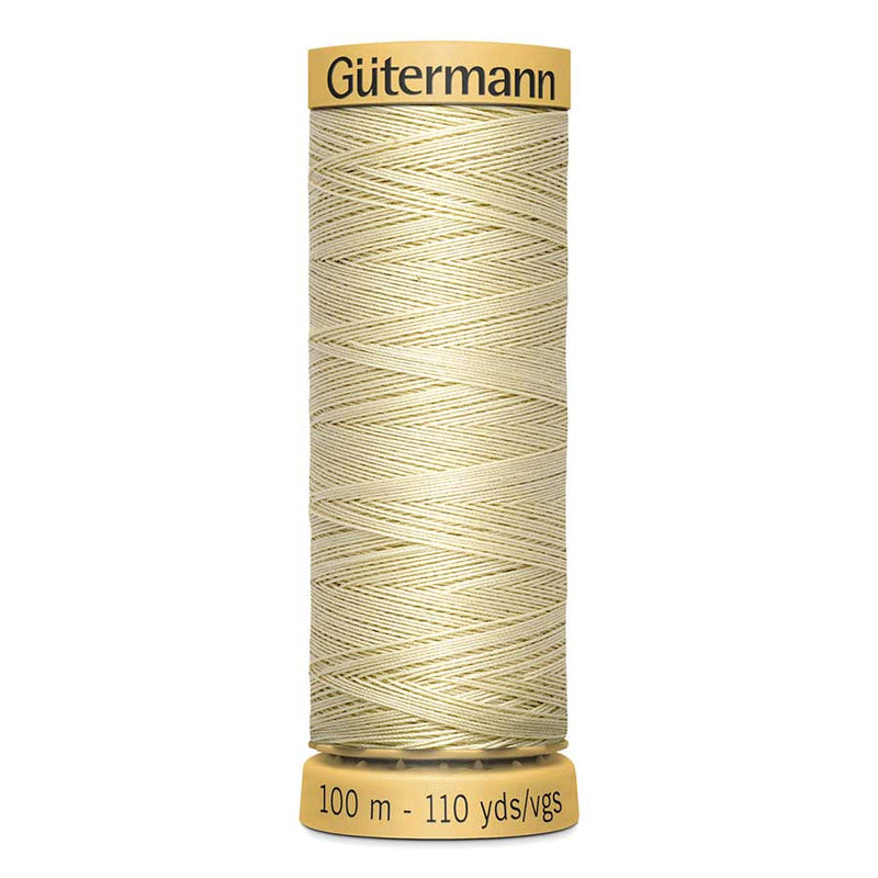 Tan Gutermann 100% Natural Cotton Sewing Thread 100mt - 0828 - Sewing Threads