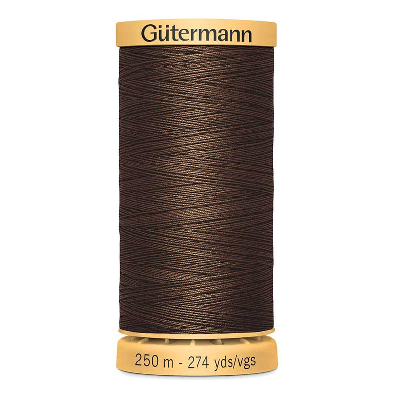 Dark Slate Gray Gutermann 100% Natural Cotton Sewing Thread 250mt - 1523 - Sewing Threads