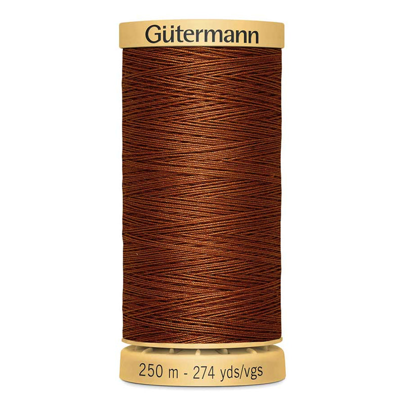 Dark Red Gutermann 100% Natural Cotton Sewing Thread 250mt - 2143 - Sewing Threads
