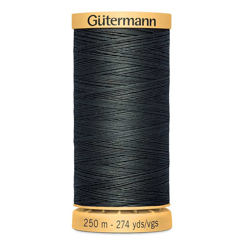 Dark Slate Gray Gutermann 100% Natural Cotton Sewing Thread 250mt - 4403 - Sewing Threads