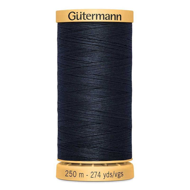 Dark Slate Gray Gutermann 100% Natural Cotton Sewing Thread 250mt - 5412 - Sewing Threads