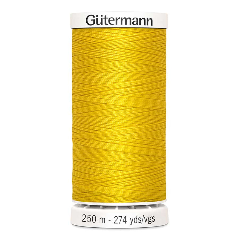 Goldenrod Gutermann Sew-All Polyester Sewing Thread 250mt - 106 - Golden Yellow Sewing Threads