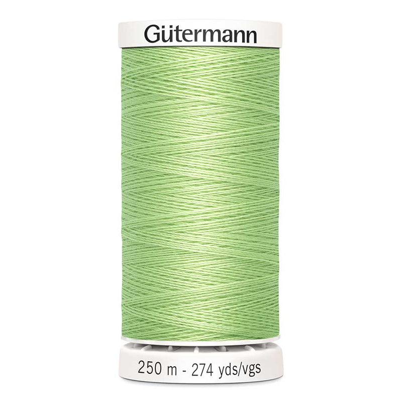 Dark Sea Green Gutermann Sew-All Polyester Sewing Thread 250mt - 152 - Very Light Green Sewing Threads