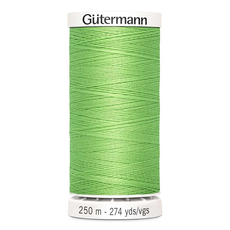 Dark Sea Green Gutermann Sew-All Polyester Sewing Thread 250mt - 153 - Light Lime Green Sewing Threads