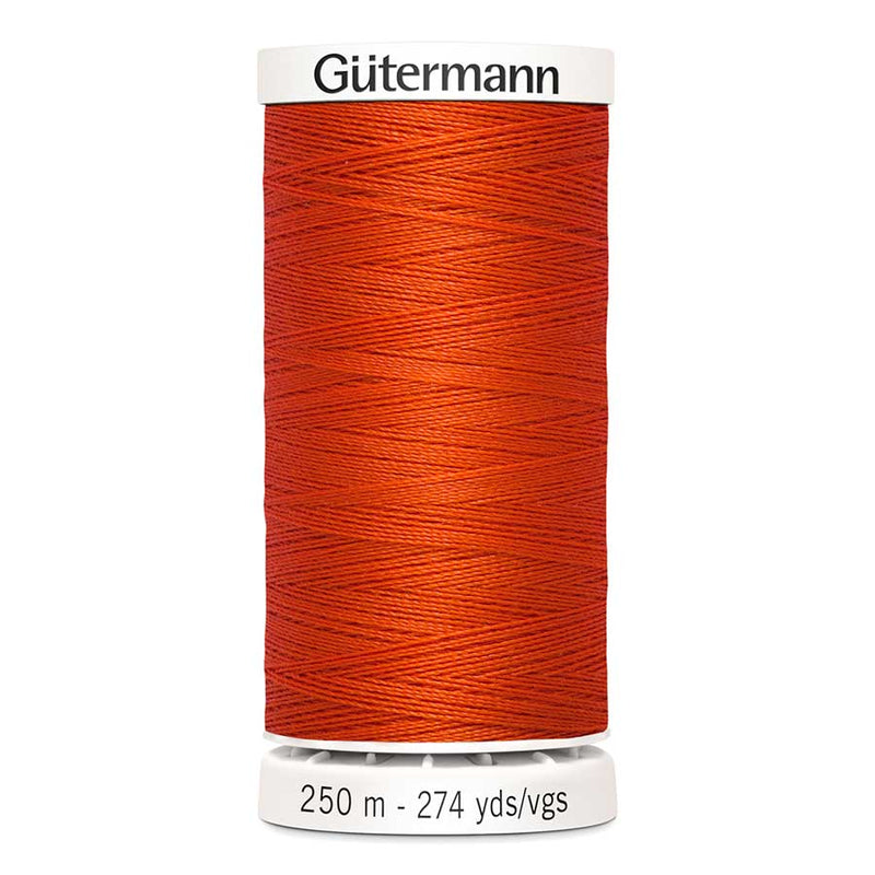 Firebrick Gutermann Sew-All Polyester Sewing Thread 250mt - 155 - Vivid Orange Sewing Threads