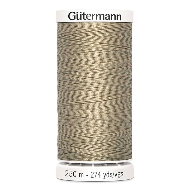 Rosy Brown Gutermann Sew-All Polyester Sewing Thread 250mt - 215 - Light Mocha Beige Sewing Threads