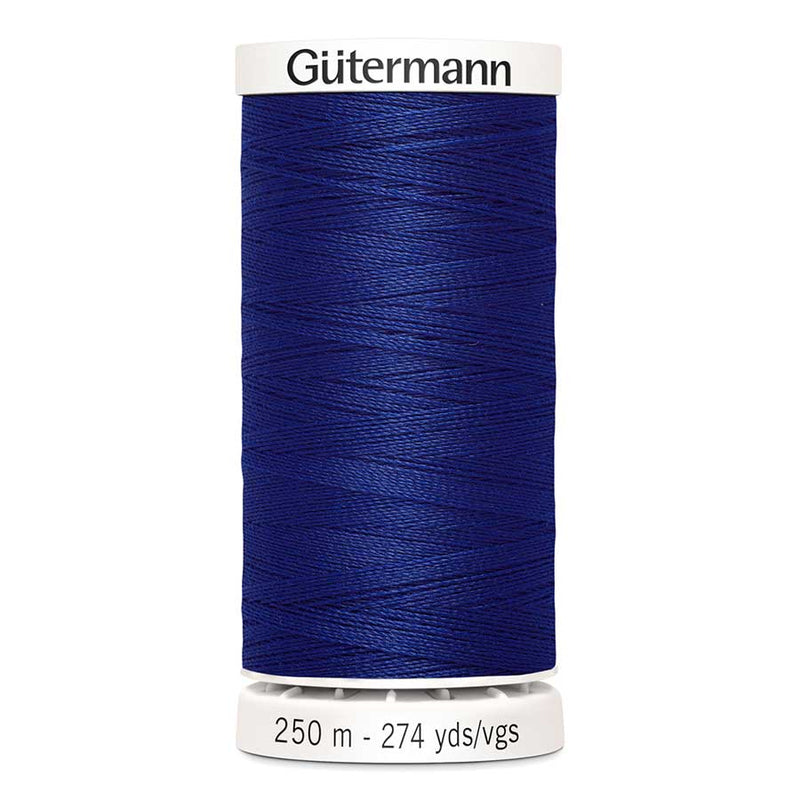 Midnight Blue Gutermann Sew-All Polyester Sewing Thread 250mt - 232 - Dark Royal Blue Sewing Threads