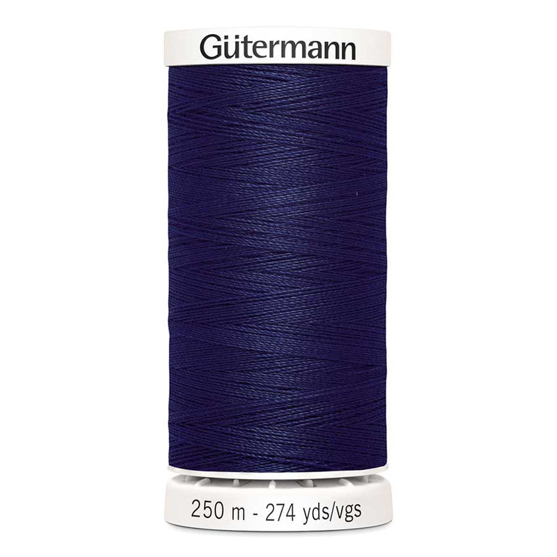 Midnight Blue Gutermann Sew-All Polyester Sewing Thread 250mt - 310 - Navy Blue Sewing Threads