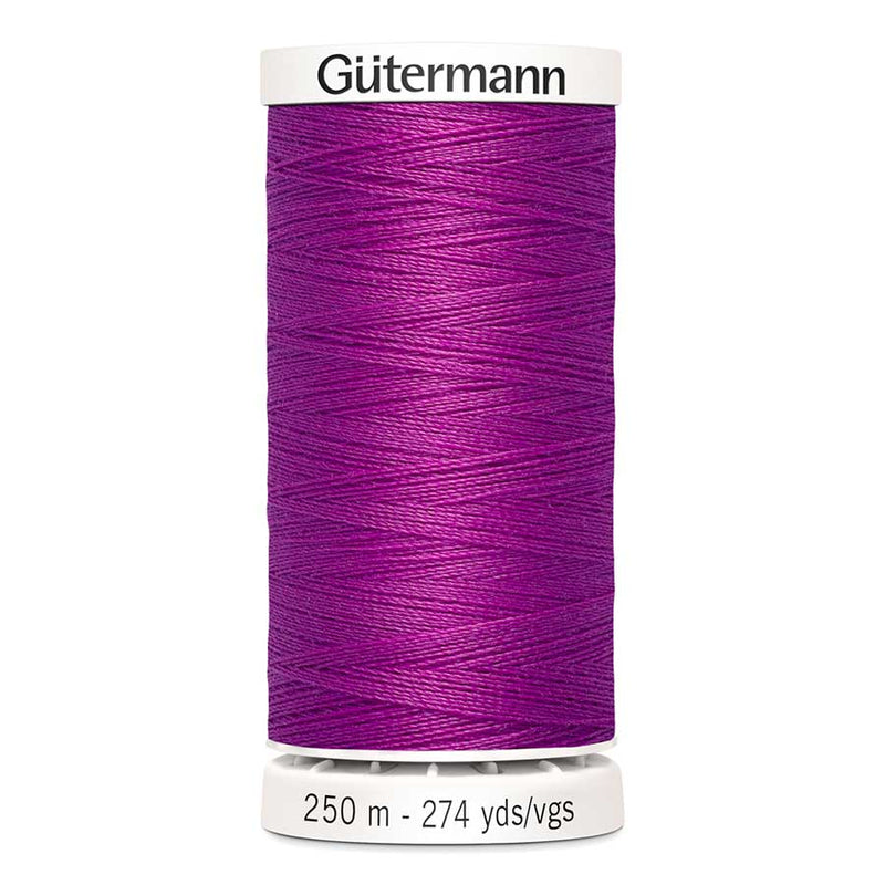 Dark Magenta Gutermann Sew-All Polyester Sewing Thread 250mt - 321 - Fuschia Sewing Threads