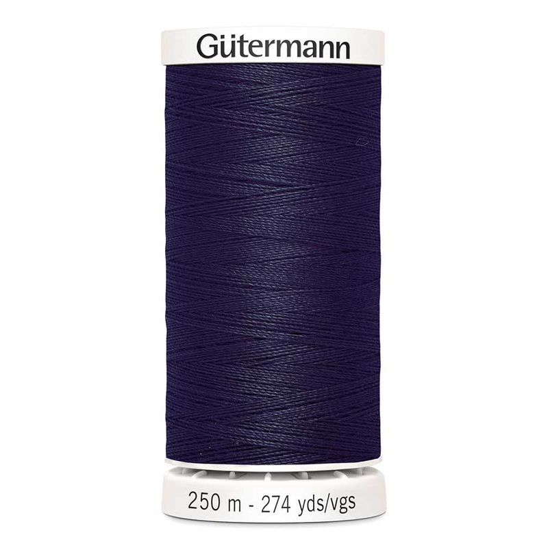 Midnight Blue Gutermann Sew-All Polyester Sewing Thread 250mt - 339 - Very Dark Navy Blue Sewing Threads
