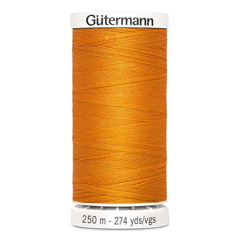 Chocolate Gutermann Sew-All Polyester Sewing Thread 250mt - 350 - Orange Sewing Threads